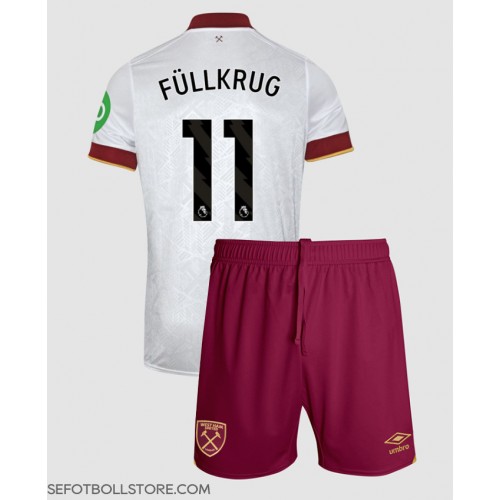 West Ham United Niclas Fullkrug #11 Replika babykläder Tredjeställ Barn 2024-25 Kortärmad (+ korta byxor)